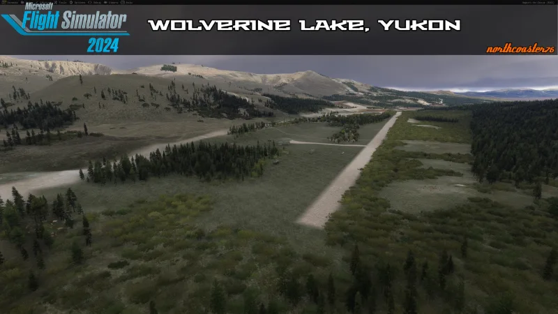 Wolverine Lake, Yukon for Microsoft Flight Simulator 2024